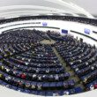 L'hémicycle du parlement européen